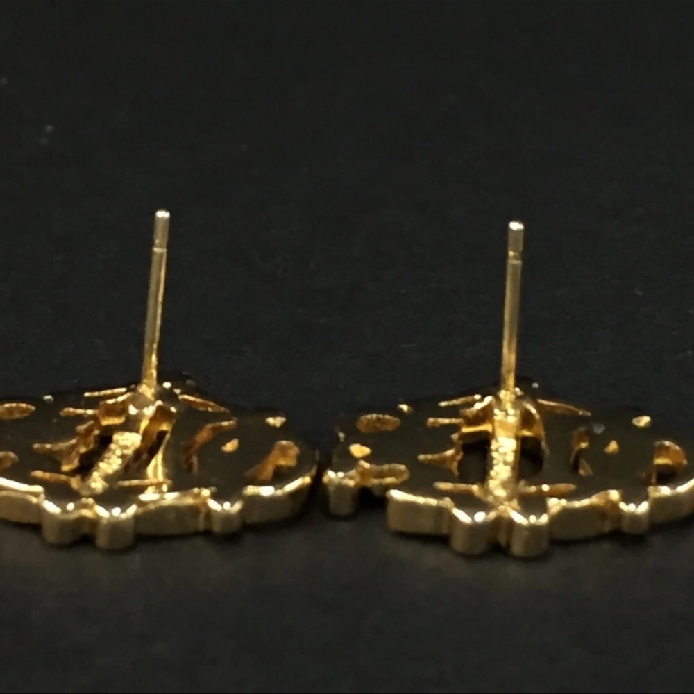 AUTH Christian Dior CD Logo Vintage Pierced Earrings - Picture 5 of 6